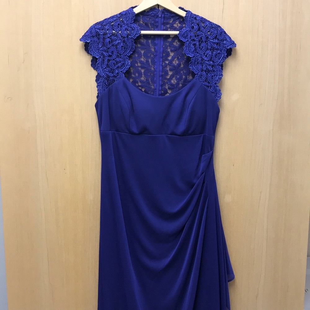 Melanie Lyne gorgeous purple gown